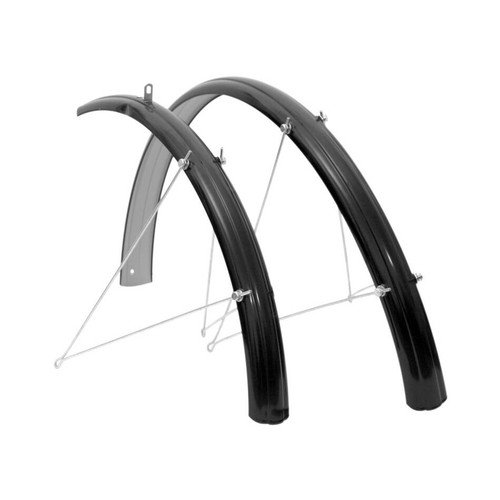 black metal bike fenders