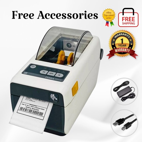 BUNDLE Zebra ZD410 Direct Thermal Barcode Label Printer WiFi USB BT 1YR WARRANTY - 第 1/13 張圖片