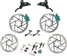 SRAM MAVEN Ultimate Stealth Expert Disc Brake Kit - Front/Rear Set LTD TEAL