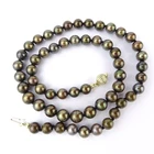 Tahitian Pearl Necklace, Chain, Length 48.3cm, 14ct 585 White Gold Clasp