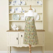 Image of William Morris Golden Lily  Pvc / Oilcloth Floral Wipe Clean Apron