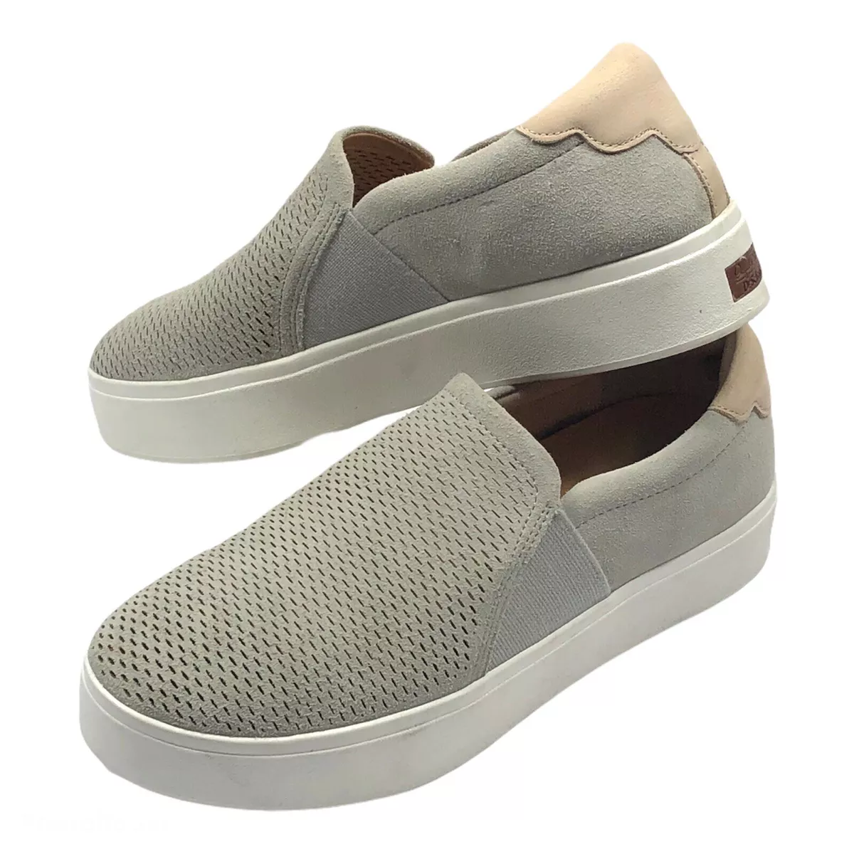 Dr scholls abbot Lux Women s 9.5 perforated platform slip on Shoes