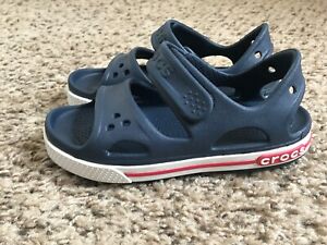 Crocs Sandals Navy Blue Open Toe Light 