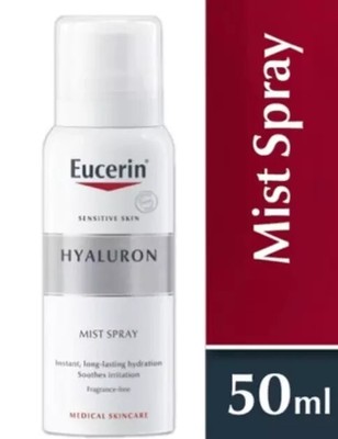 Eucerin Hyaluron Filler Mist Spray 50ml x 5,,, PLUS FREE GIFT