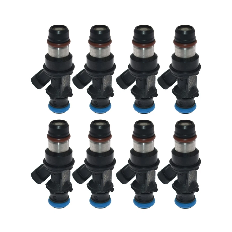 SET 8 Fuel Injectors For 01-07 Chevy Silverado 4.8L 5.3L 6.0L 25317628 17113698 — 第 2/4 张图片
