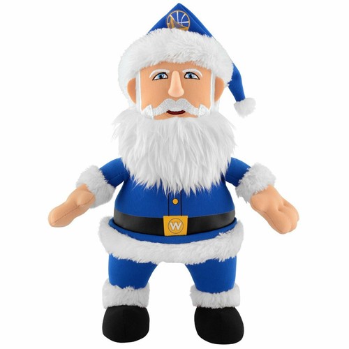 Bleacher Creatures Golden State Warriors Weihnachtsmann 10 Zoll Plüschfigur - Bild 1 von 3