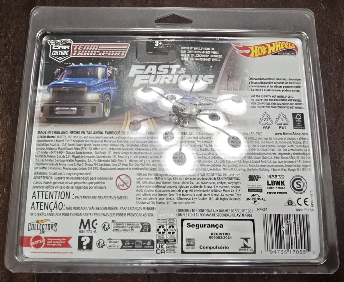 Hot Wheels Team Transport Fast & Furious LB-ER34 Super Silhouette