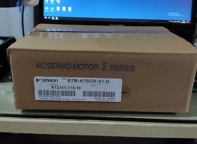 1PC New Omron R7M-A75030-S1-D AC Servo Motor R7MA75030S1D Expedited Shipping