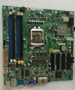 1pc X9SCM-iif 1155-pin C204 1200 I3 single channel MATX mini motherboard