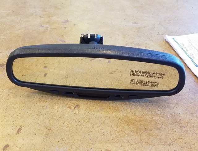 TOYOTA OEM 03-09 Tundra Rear View Mirror 00012-T0322-01 Compass