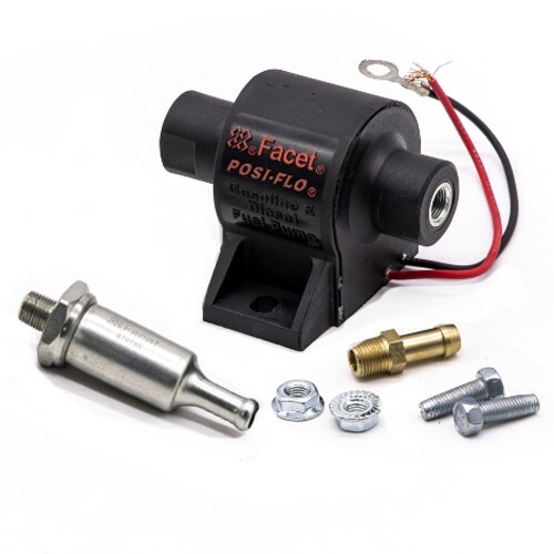 Facet Universal Posi-Flo 12V Electronic Fuel Pump Gas / Diesel 4-7 PSI / 32 GPH - Foto 2 di 6