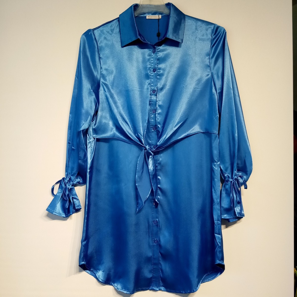 sevila long sleeve mini dress in flocked petal navy Darlina Long Sleeve Mini Dress