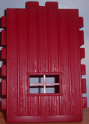 1/64 Ertl Farm Country Red Barn Section with Window 6 Tab Version