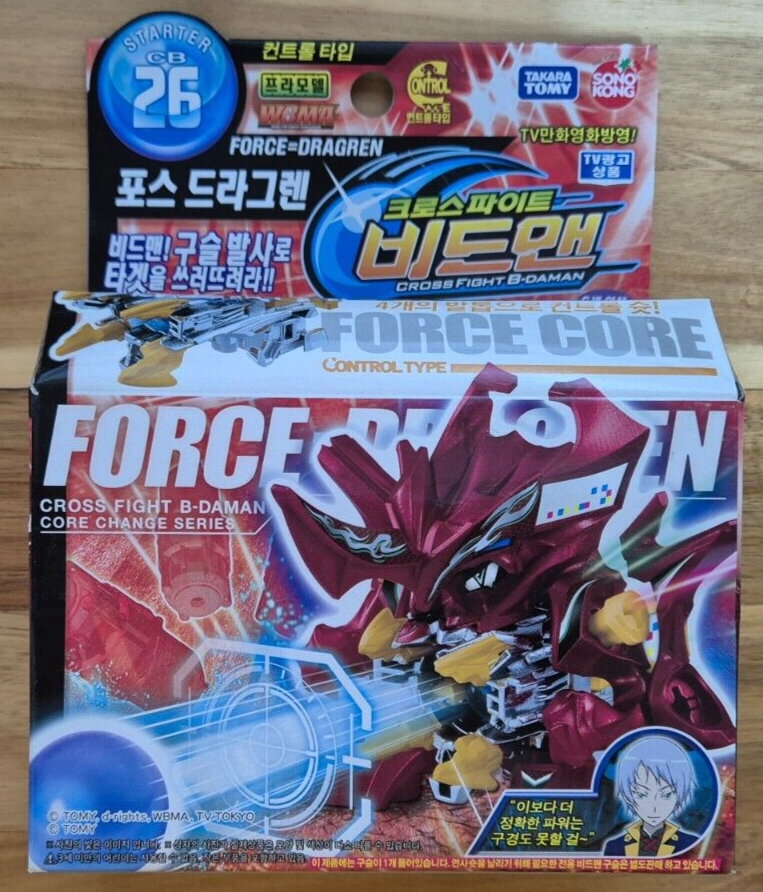 Takara Tomy Cross Fight B-Daman CB-26 FORCE=DRAGREN Core Takara Tomy Cross Fight B-Daman CB-26 FORCE=DRAGREN Core