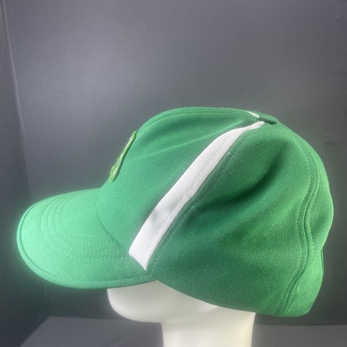 Vtg Pioneer Seeds Hat Cap Snap Back Embroidered Patch Logo Green White Made USA - Picture 2 of 8
