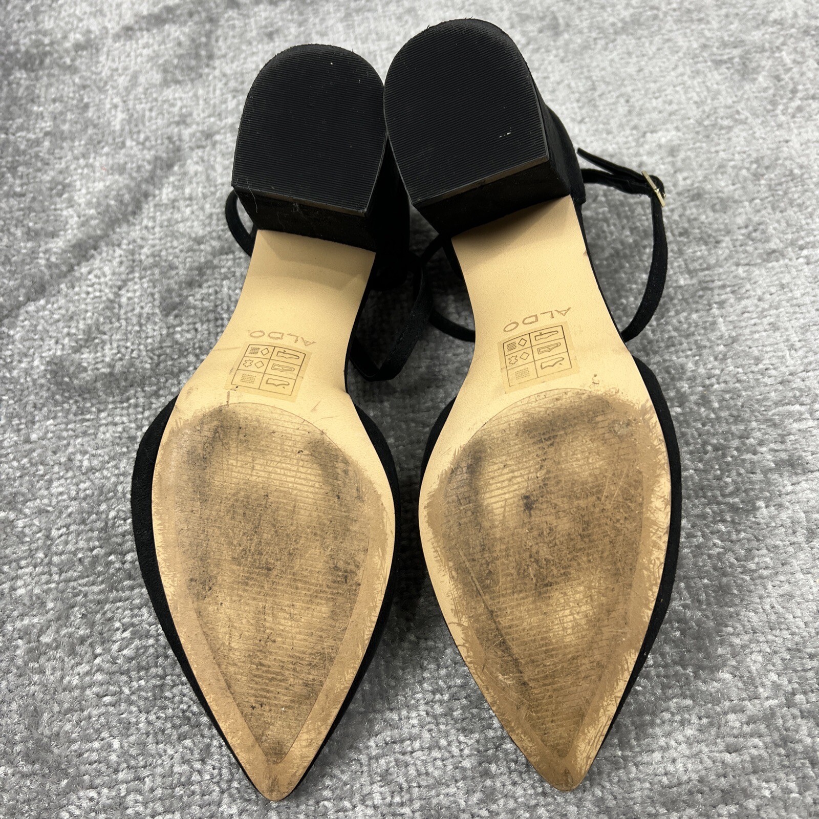 ALDO Women's Brookshear Block Heel Pump Dress Shoes S… Gem