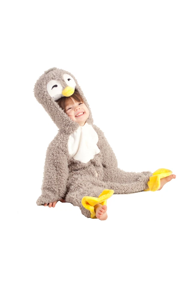 FELIZ PINGÜINO Animal Ártico Niños Niñas Niños Niño Halloween Disfraz Cumpleaños XS Foto 2 de 2