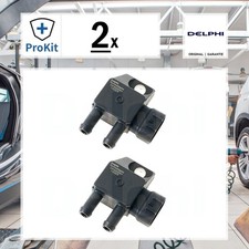 2x ORIGINAL® Delphi Sensor, Abgasdruck für Toyota C-HR COROLLA Kombi LAND