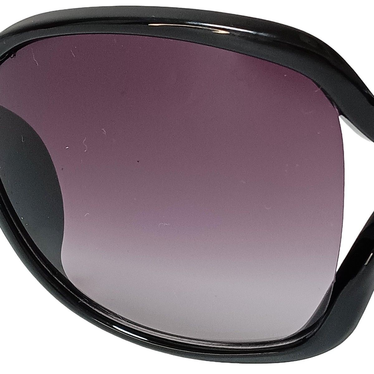 CHANEL Coco Mark Rhinestone Shield Sunglasses Bla… - image 8