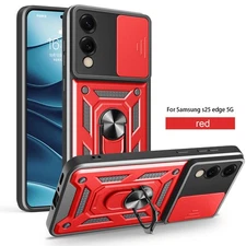 For Samsung Galaxy S25 Ultra/S25 Edge/S25+ Shockproof Case w/ Slide Camera Cover