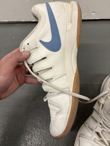 Nike Court Zoom Vapor 9.5 Tour Leather Sail Blue Tennis Shoe FJ1683-100 Size 13 - Picture 6 of 10