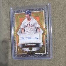 2025 Topps Tier One Zach Dezenzo #BA-ZD Variation Gold Foil Auto #/199 Astros