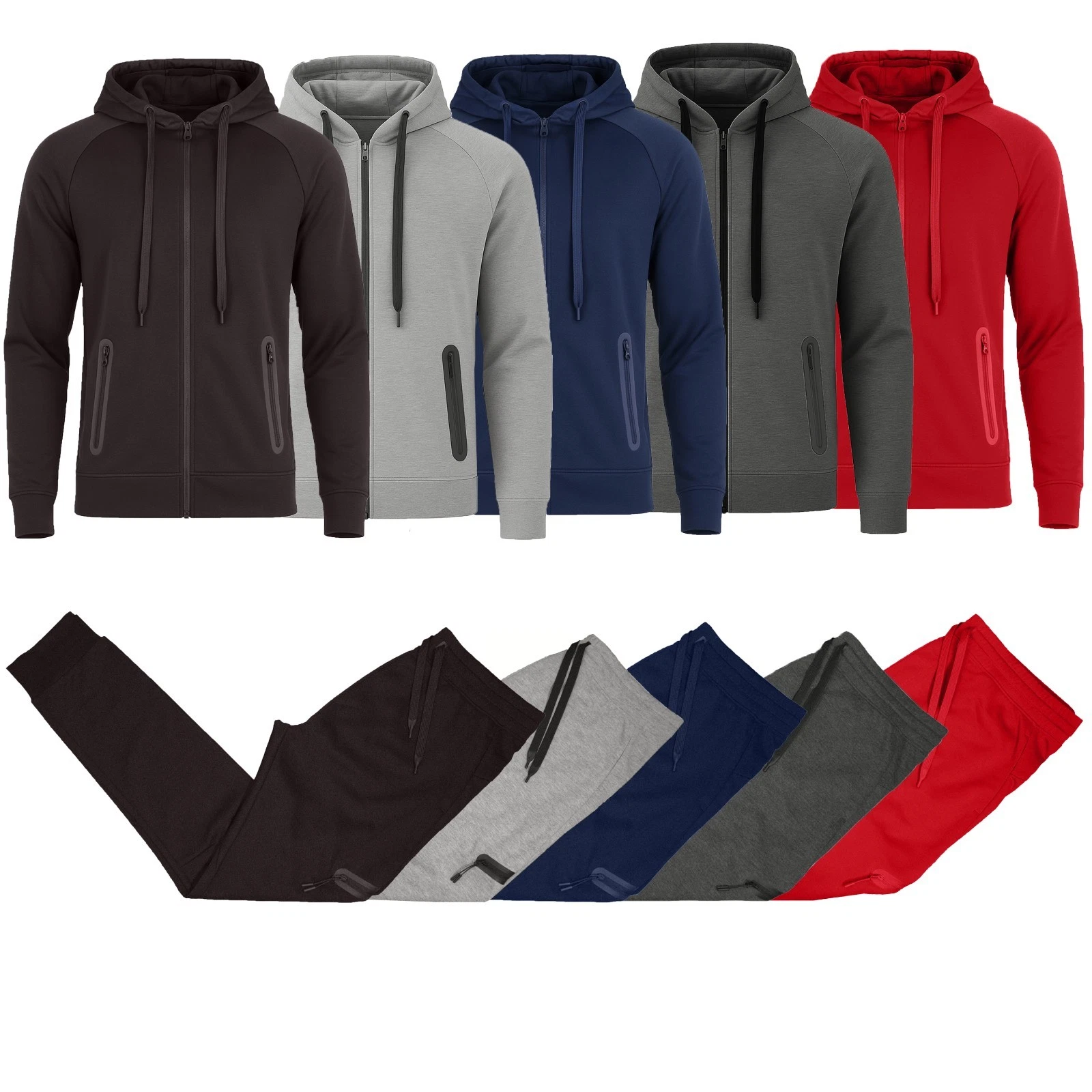 Mens Tech Fleece Hoodie & Jogger Tracksuit 2-Piece Athletic Outfit (Size- S–3XL)
Opens in a new wind