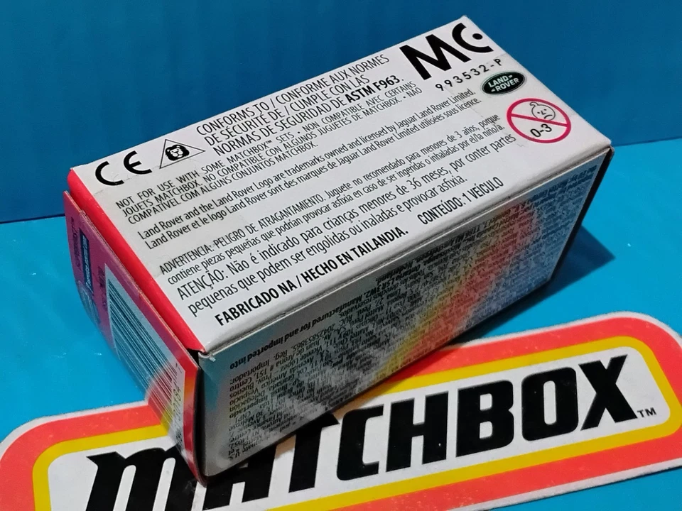 2019 MATCHBOX 65 LAND ROVER GEN II SAFARI #64 BLUE OFF-ROAD BRITISH 4x4  - Image 4 of 4