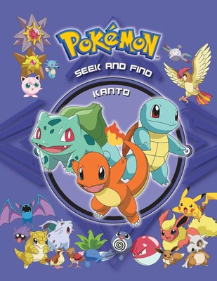 Pokémon Seek and Find: Kanto - hardcover Shogakukan