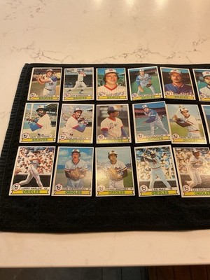1979 Topps Baseball Cards, Lot Of 227 Cards, Good Condition