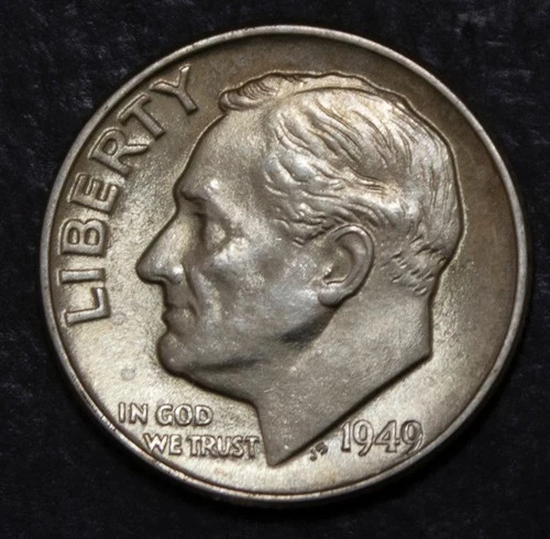 1949 D Roosevelt Dime BU  Lot 3064