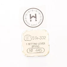 Felsa F302 Watch Setting Lever Spring Set Bridge New Old Stock  (C19R1)