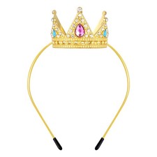 Princess Crown Headbands Glitter Rhinestone Crown for Halloween Cosplay Party