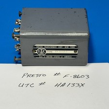 PRESTO F-8603 UTC HA133X TRANSFORMER FOR 900A2 TUBE MIXER PREAMPLIFIER 1950