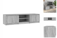 Tv-Schrank Grau Sonoma 140X40X35,5 Cm Spanplatte Tv-Lowboard