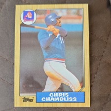 Topps 1987 Chris Chambliss #777 Atlanta Braves MLB Baseball Card