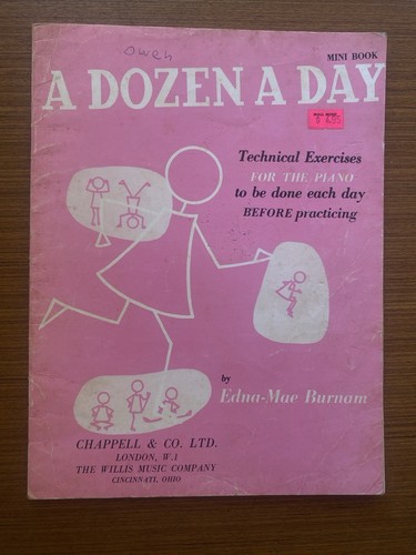A Dozen a Day Book 1 (A Dozen a Day Series) by Edna Mae Burnam (Hardcover, 2020) - Picture 1 of 4