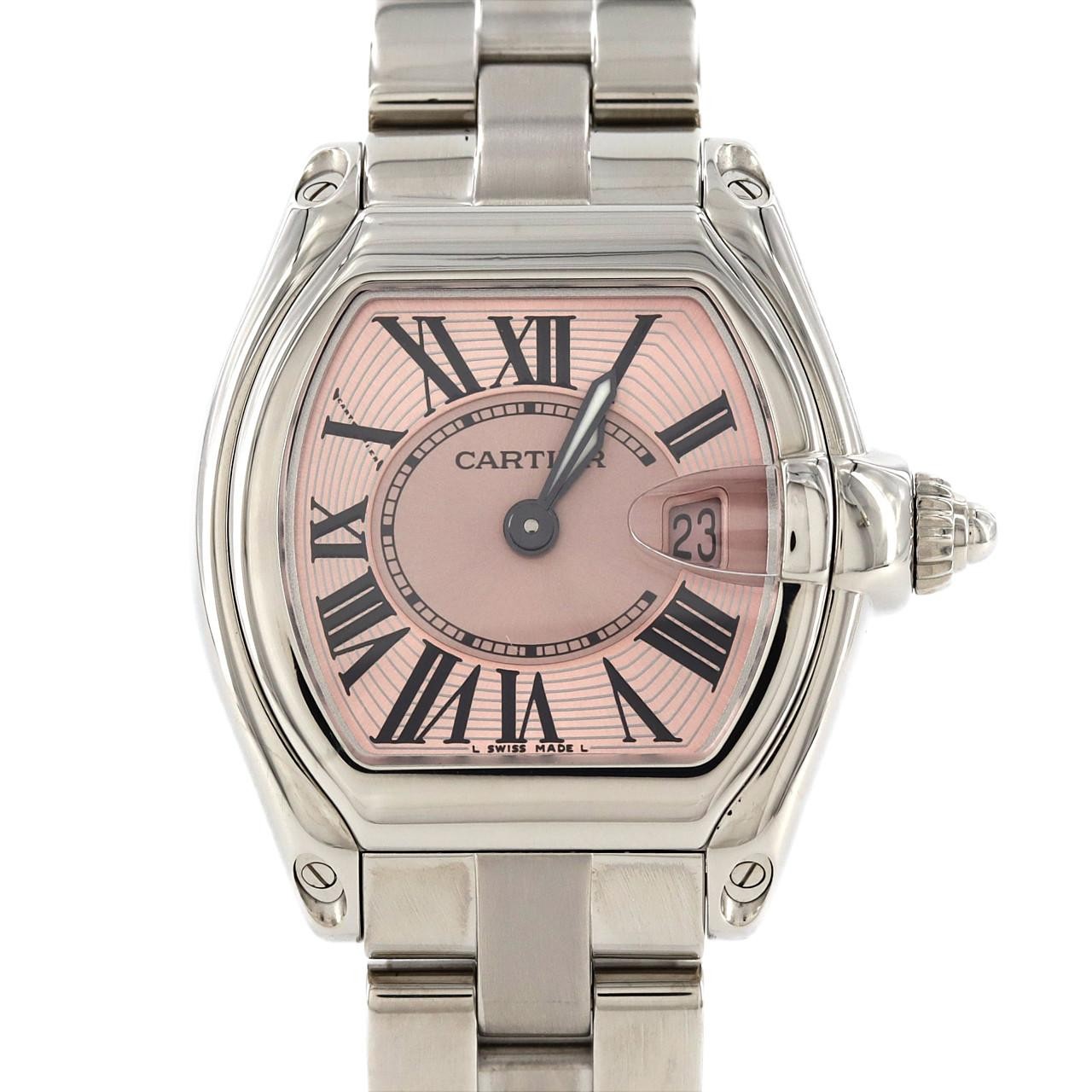 Authentic Cartier Roadster SM W62017V3 Stainless Steel Quartz Watch 2300000480337