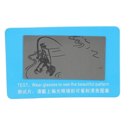 Polarized Lens Test Card Test Sunglasses Quality Testing Card Check