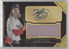 2016 Topps Triple Threads Unity Jumbo Relics Gold /25 Henry Owens Auto 0n8h