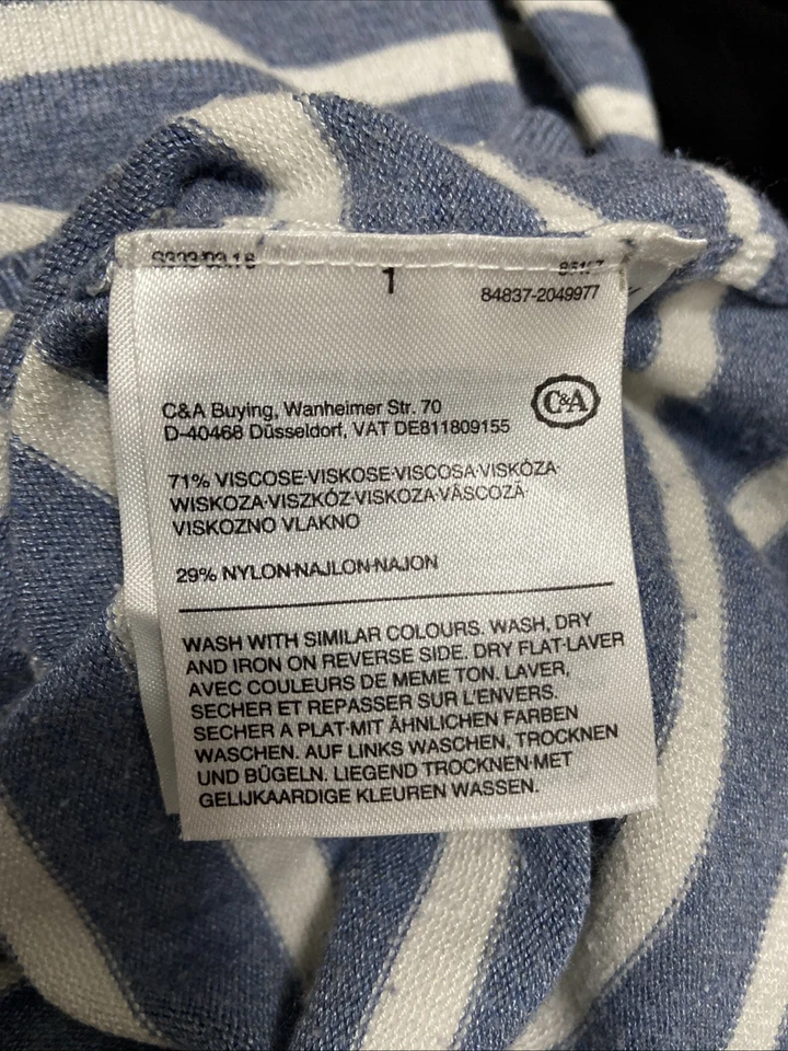 C und A Damen Pullover Gestreift Gr. M Gebraucht in Guten Zustand - Bild 3 von 3