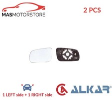 REAR VIEW MIRROR GLASS PAIR LHD ONLY ALKAR 6471127 2PCS P NEW OE REPLACEMENT