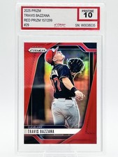 2025 Panini Prizm - Travis Bazzana #29 Red Prizm 157/299 (RC) Graded Pristine 10