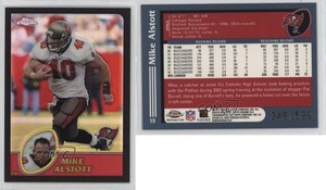 2003 Topps Chrome Black Refractor /599 Mike Alstott #19