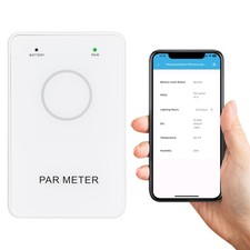 PAR Meter 400-700 nm with DLI Calculator and Bluetooth PPFD Recording