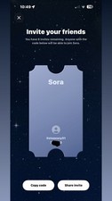 OpenAI Sora 2 Invite Code - Will message you the invite code immediately