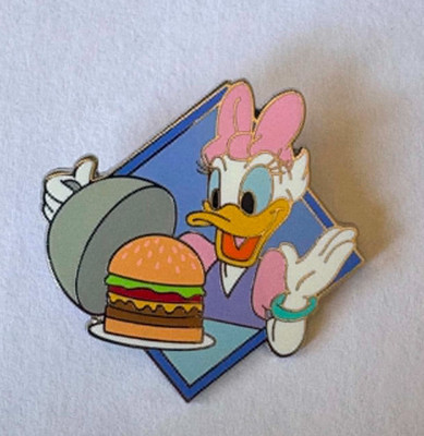 Disney Cruise Line 2026 Mystery Pin Set_DCL Foods_Daisy Duck & Cheeseburger