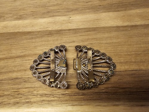 Art Deco Vintage Collar Accessories Rhinestones - Picture 5 of 8