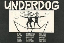 East Village Art Gallery Exhibition/Group Show Card/Mailer “Underdog” 1983