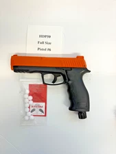 HDP50 Rubber/ Paintball Target Pistol High Velocity 16 Joule and Ammo #6
